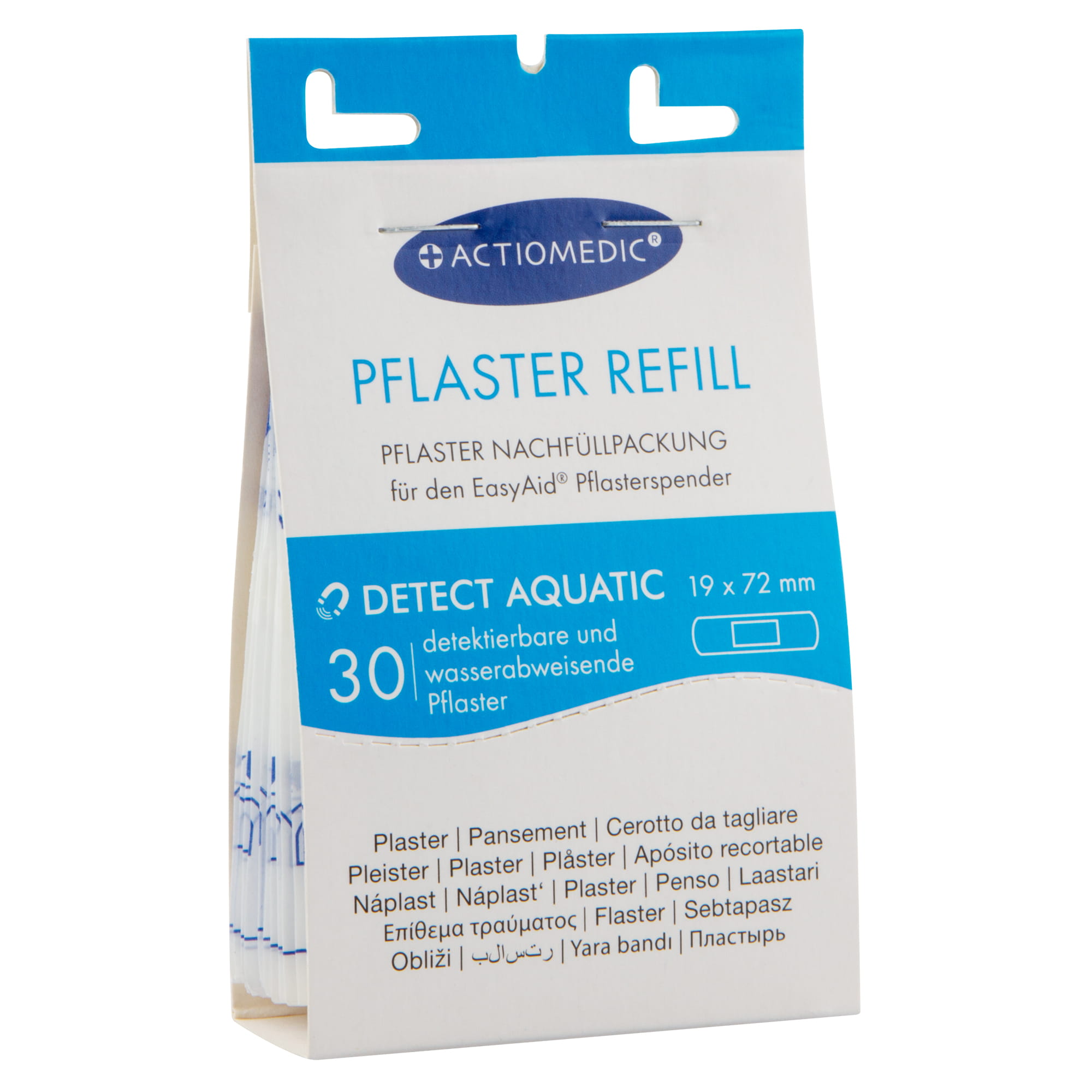 Actiomedic EasyAid Refill DETECT AQUATIC Pflasterstrips 30 Stück