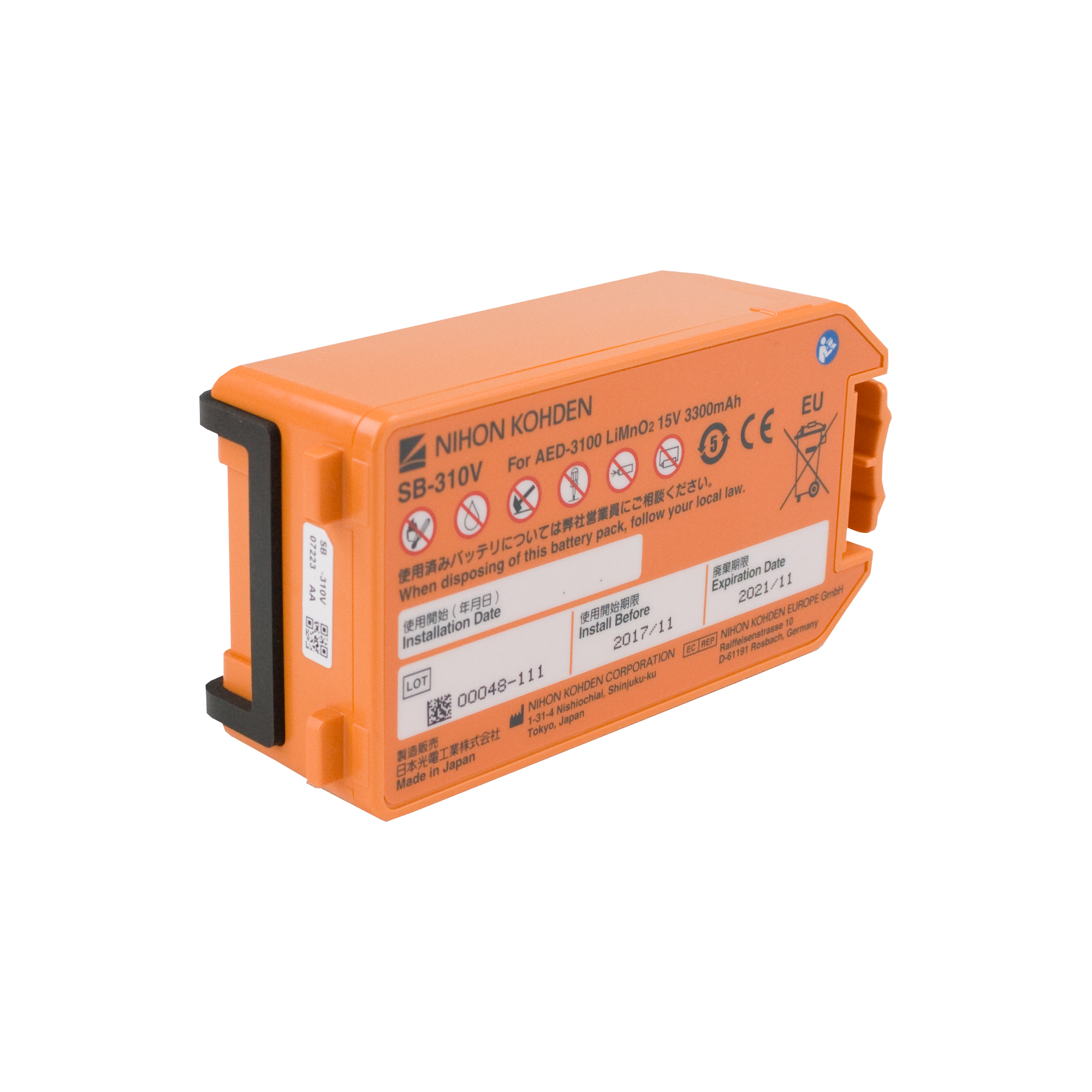 Batterie für Nihon Kohden Cardiolife AED-3100 4-Jahres-Batterie