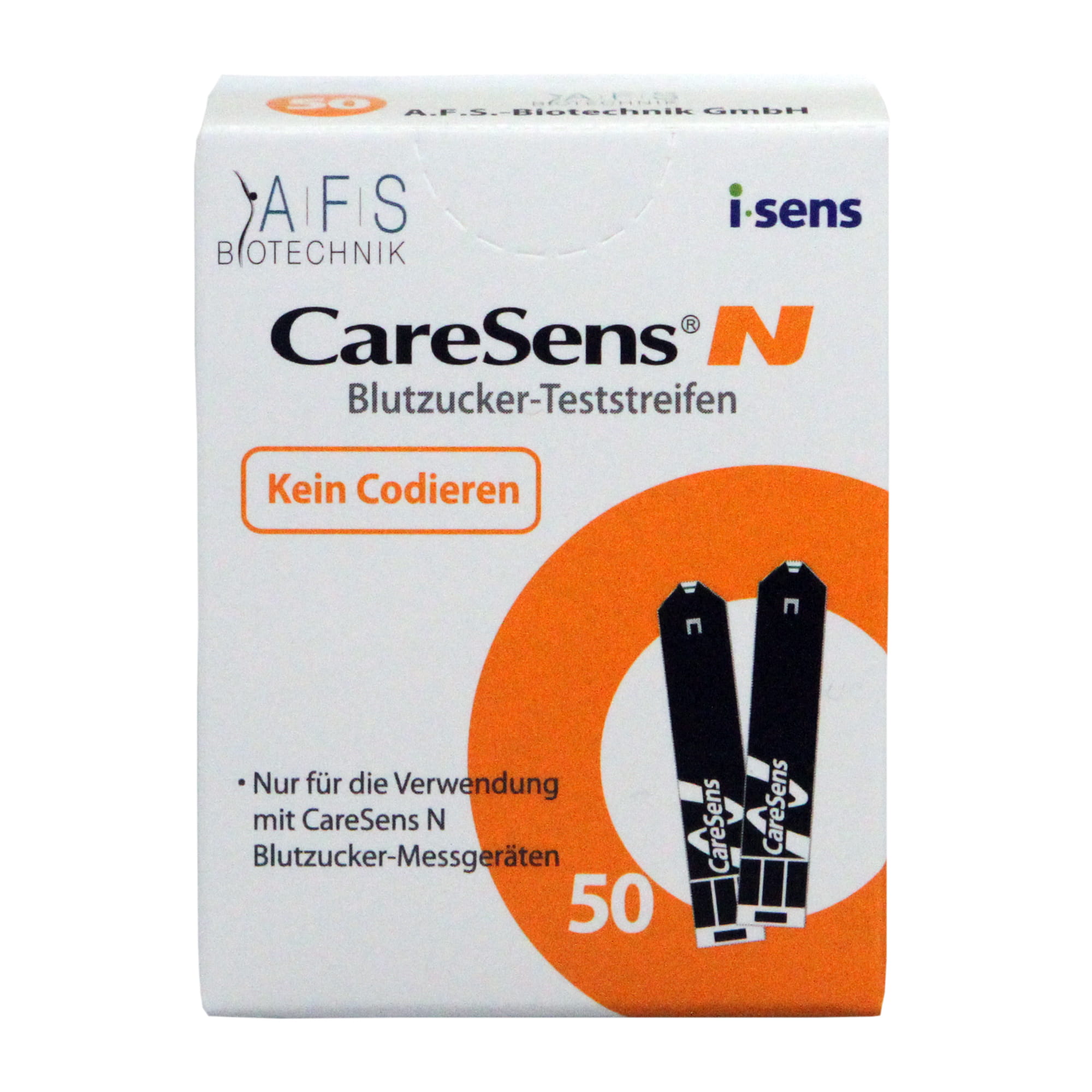 Blutzuckerteststreifen CareSens-N automatisch codierend 50 Stück