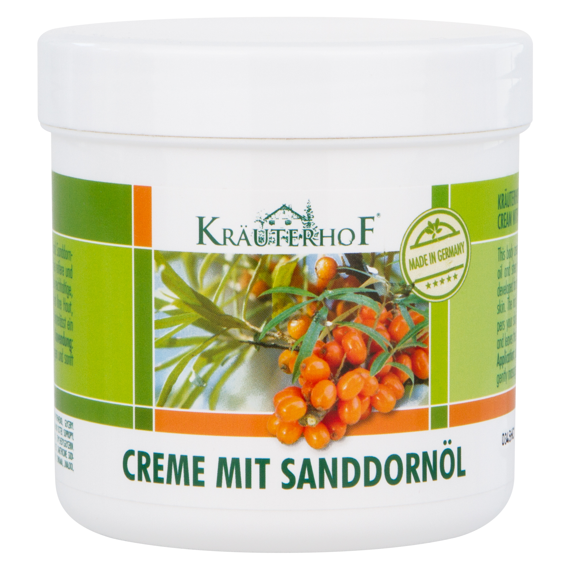 Kräuterhof® Creme mit Sanddornöl 250 ml