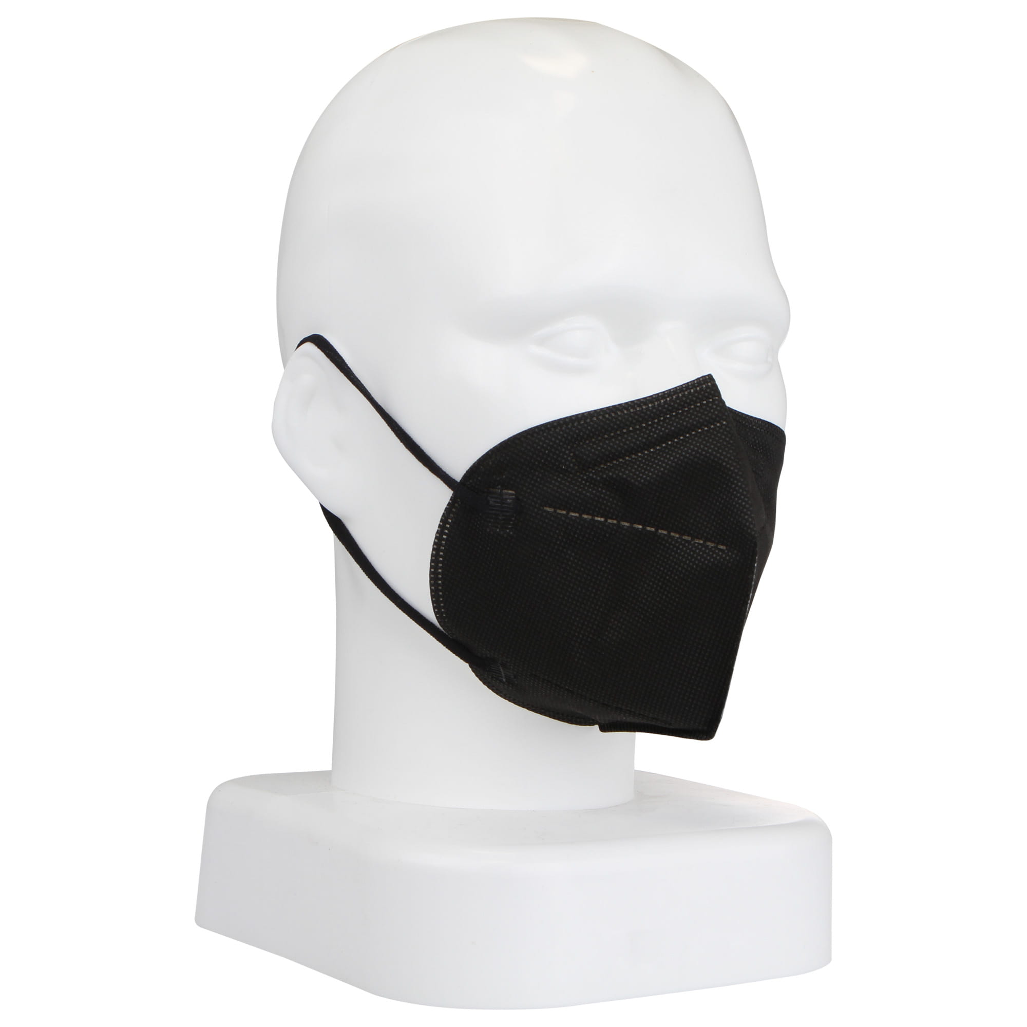 FFP2 Maske Schwarz Mundschutz FAMEX einzeln verpackt 10 Stück