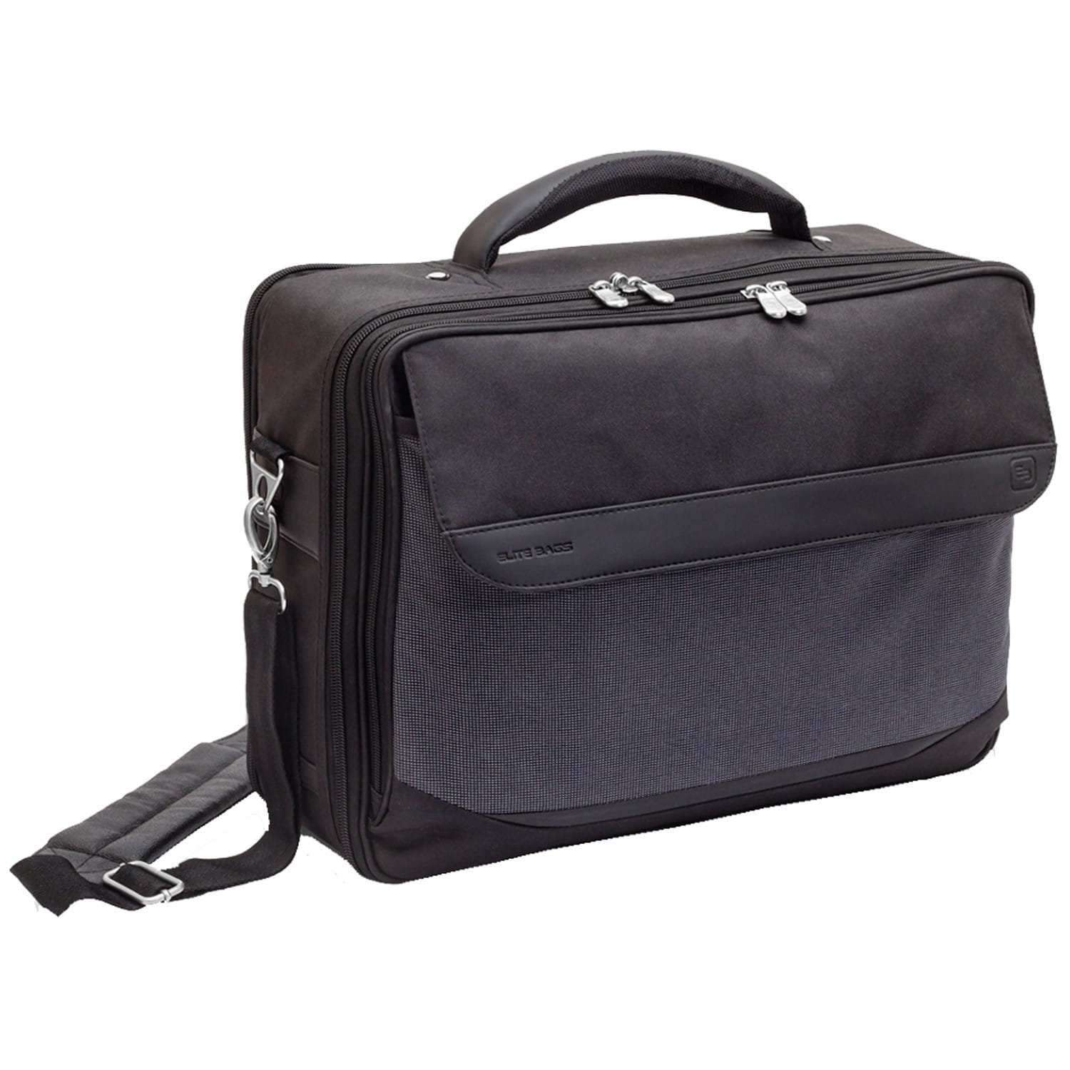 Elite Bags DOCTOR´S Arzttasche schwarz-grau 40 x 30 x 16 cm