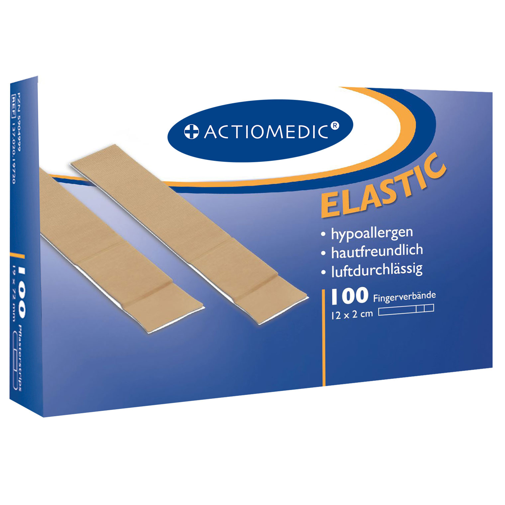 Actiomedic® ELASTIC Fingerverband Hautfarben 12 x 2 cm