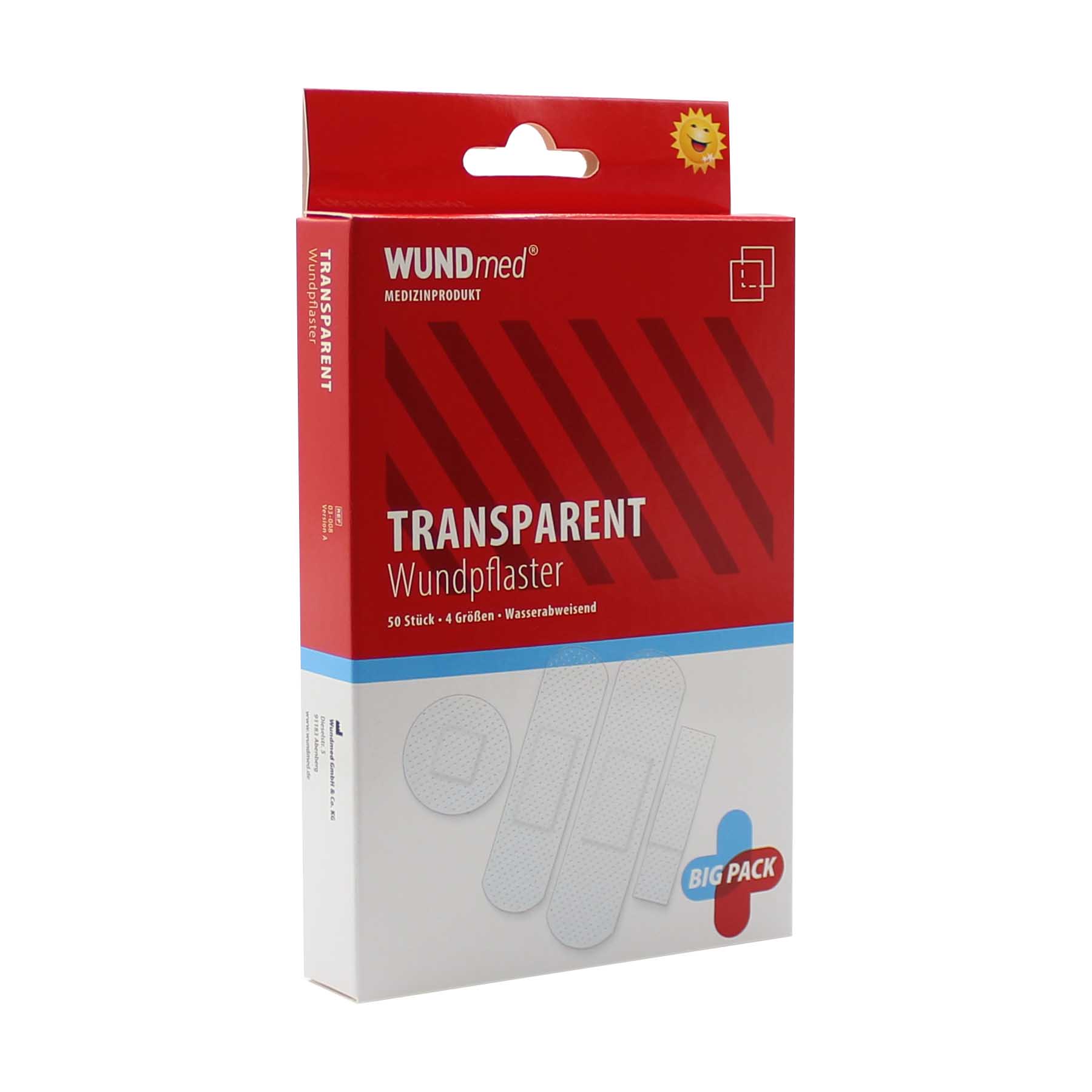 WUNDmed® Wundpflaster transparent 50 Stück/Packung