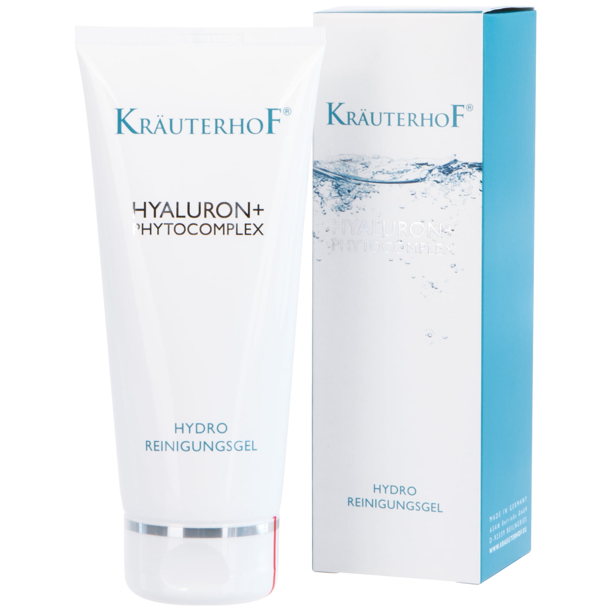 Kräuterhof® Face HYALURON+ PHYTOCOMPLEX Hydro Reinigungsgel 200 ml
