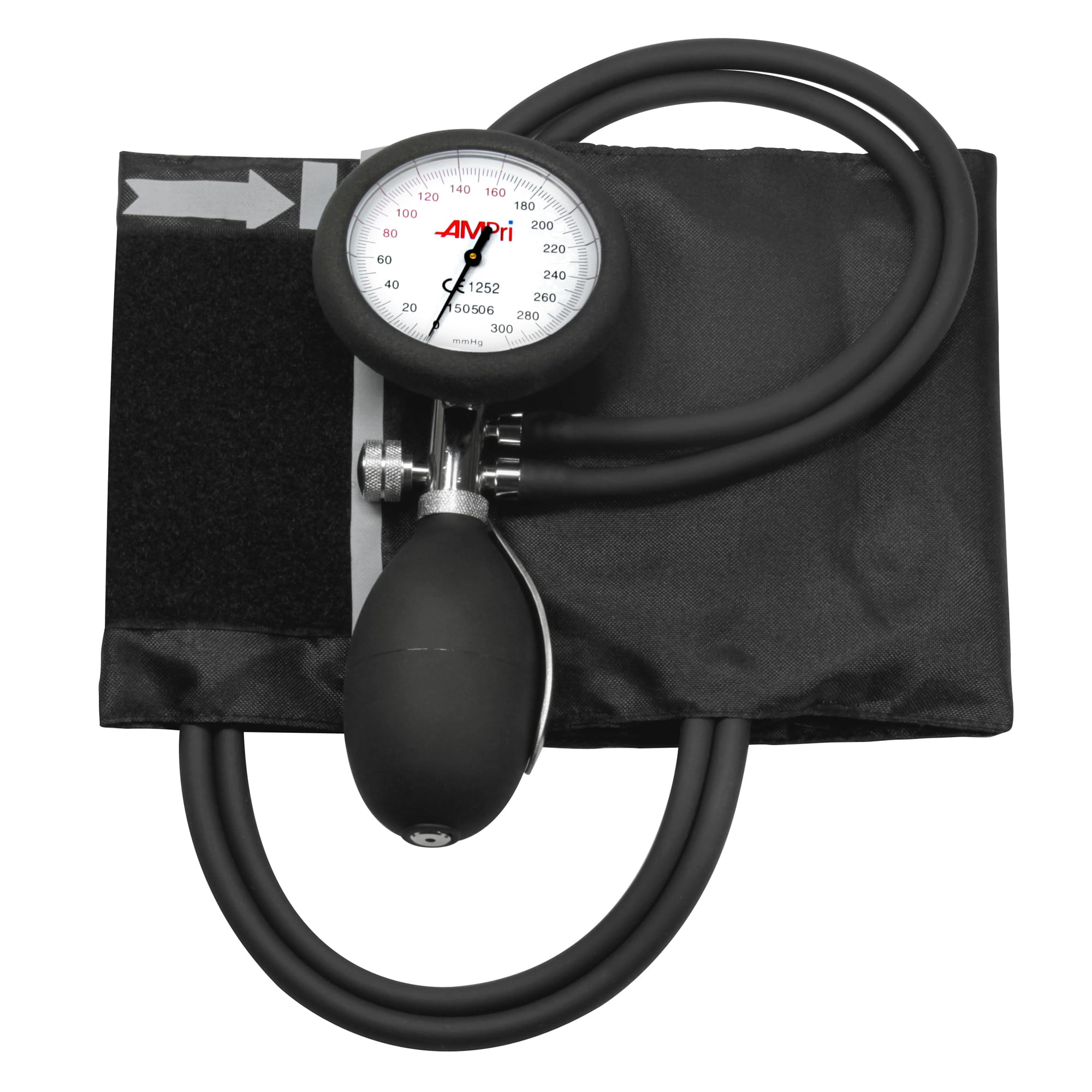MED-COMFORT Aneroid Blutdruckmessgerät Deluxe mit Manometer Schutzhülle