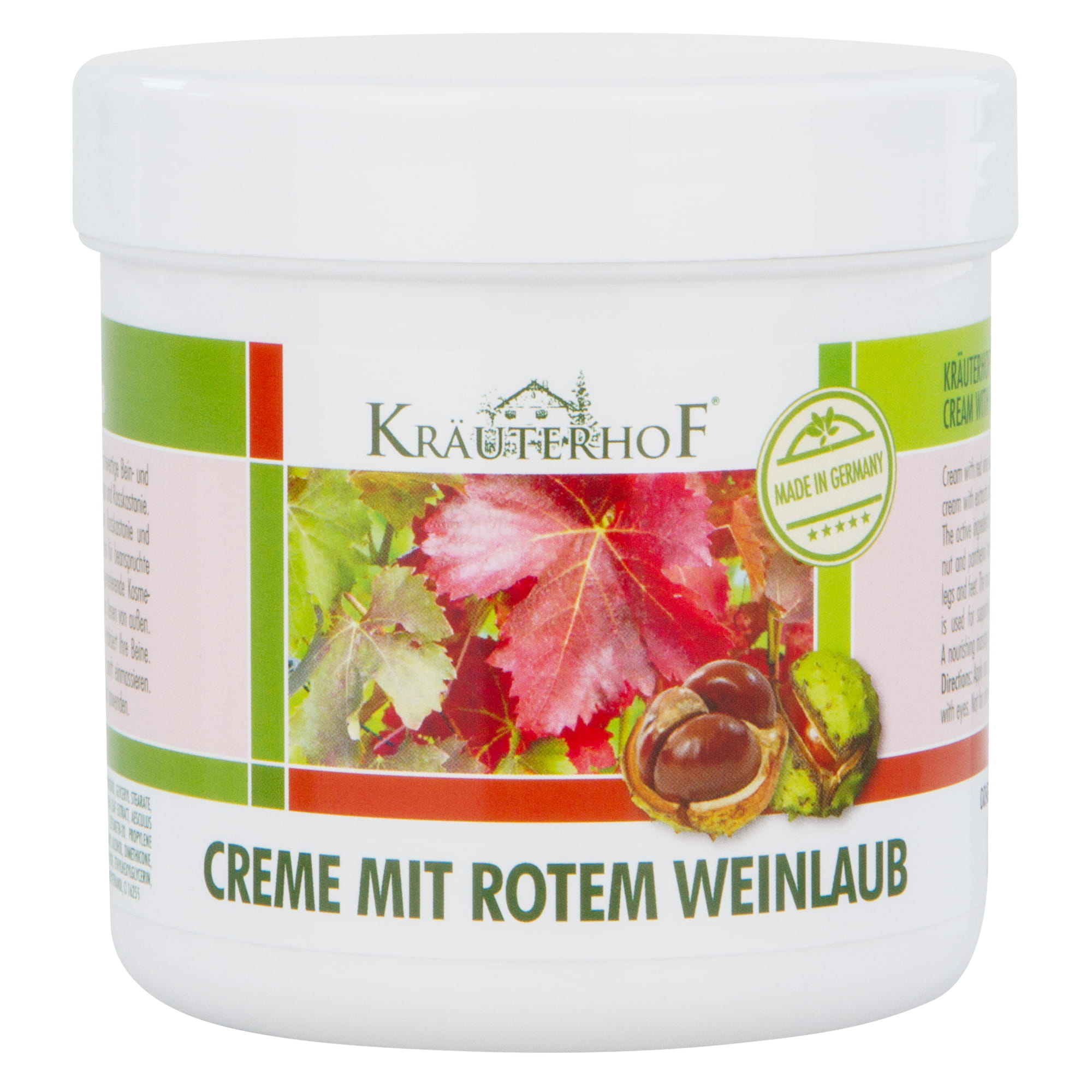 Kräuterhof® Creme mit rotem Weinlaub 