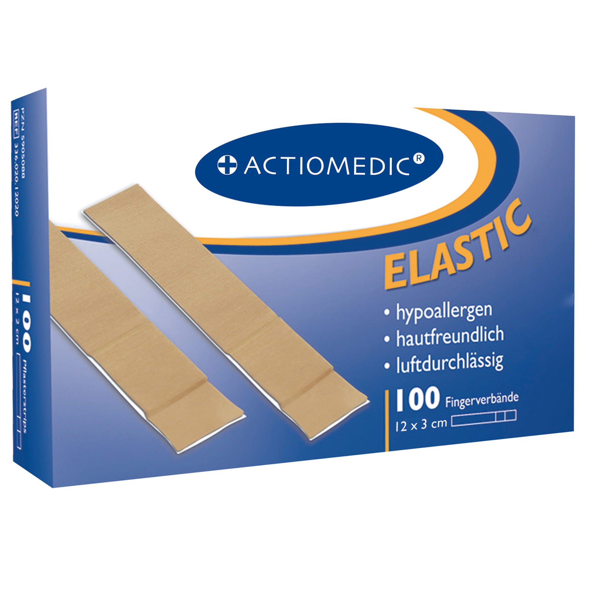 Actiomedic® ELASTIC Fingerverband Hautfarben 12 x 3 cm