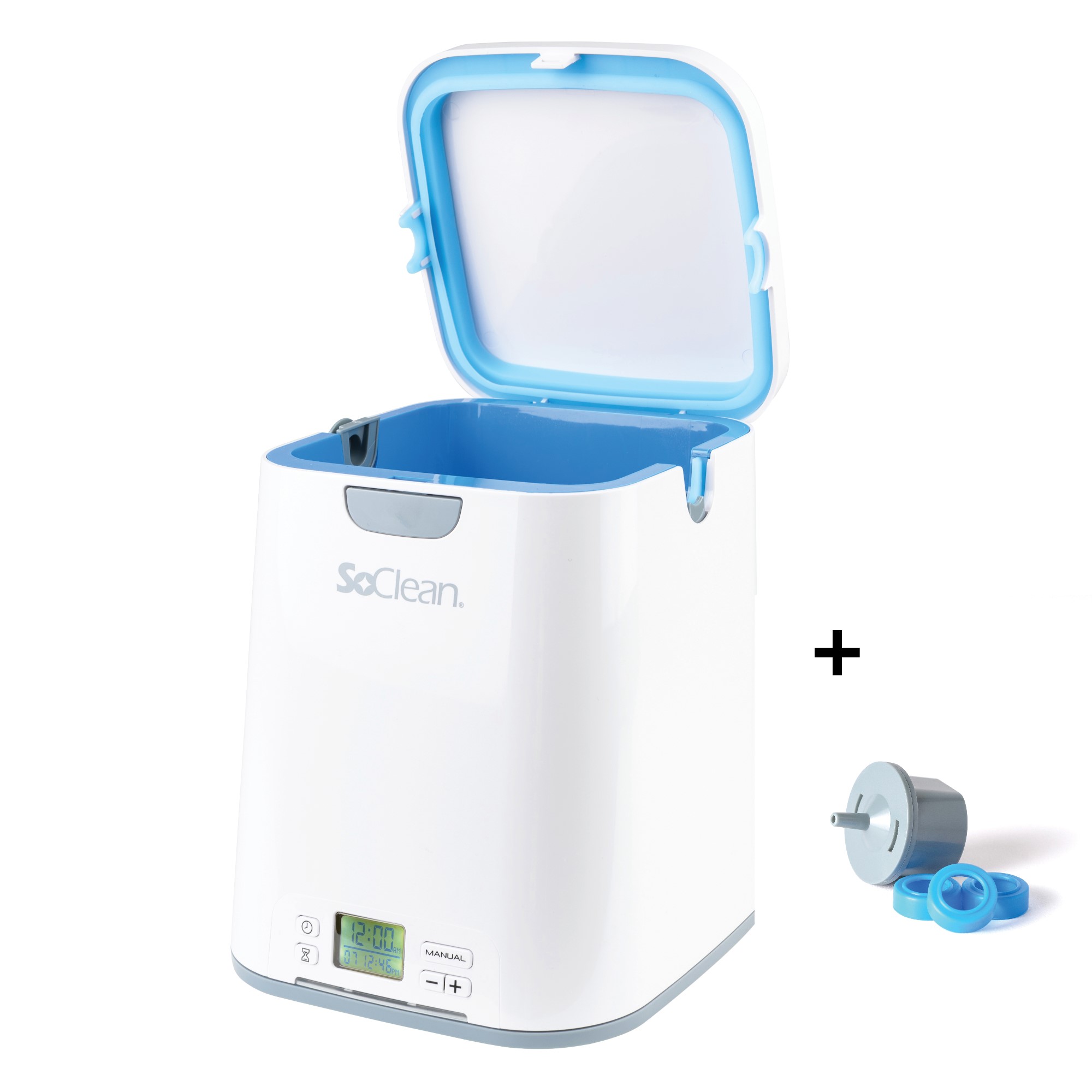 CPAP Desinfektionsgerät SoClean 2 mit Adapter für ResMed AirMini und Philips Respironics DreamStation GO